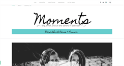 Desktop Screenshot of momentsbigandsmall.com