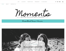 Tablet Screenshot of momentsbigandsmall.com